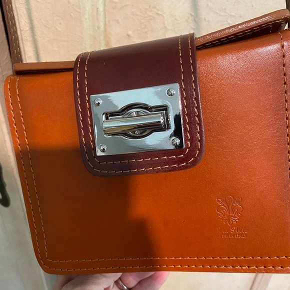 Vera Pelle leather purse, made in Italy. - Picture 6 of 6